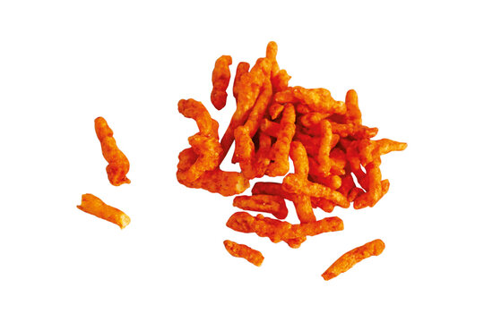 Fiery Red Spicy Snack Puffs or Snack Sticks kurkure