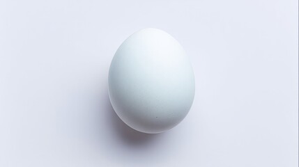 Smooth alabaster egg poised in zen-like simplicity, echoing spring's rebirth and whispering tales of Ostara and Faberge