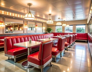 Classic American diner interior