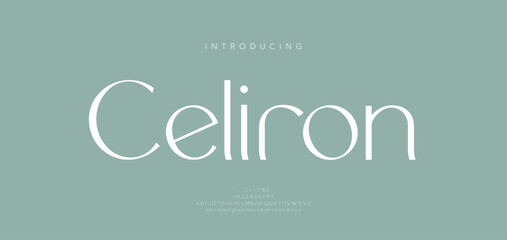 Modern luxury alphabet beauty logo font. Classic beautiful urban elegant Serif Letter Minimal Fashion. Typography decoration logotype fonts, wedding, logos. vector illustration