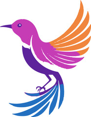 Beautiful Bird Vector LOGO TRICKS