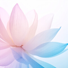 Fototapeta premium Flowing Pastel Flower Nature Art Soft Background Aesthetic Translucent Beauty