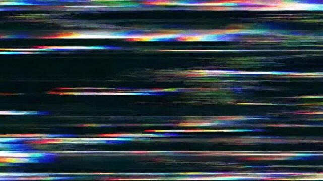 Abstract Digital Animation with Pixel Noise & Glitch Error Effects | Video Damage & Visual Distortion