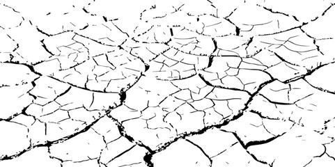 Dry cracked earth texture showing drought and arid climate. Detailed close-up of parched soil pattern. Ideal for backgrounds, environmental themes, or natural surface design.

