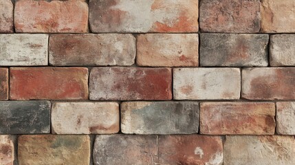 Obraz premium Multicolored brick wall texture.