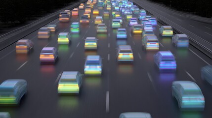 Holographic Traffic Jam Decoys for Emergency Vehicles