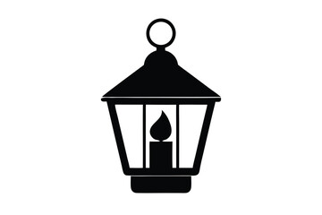 candle lantern vector icon © Pallobroy