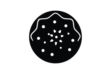 christmas cookie vector icon