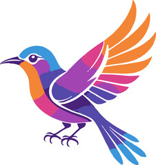 Beautiful Bird Vector LOGO TRICKS