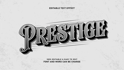 Prestigious text, easily editable text effects Victorian style