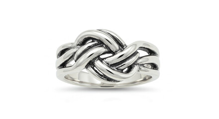 Silver Celtic Knot Ring Jewelry.