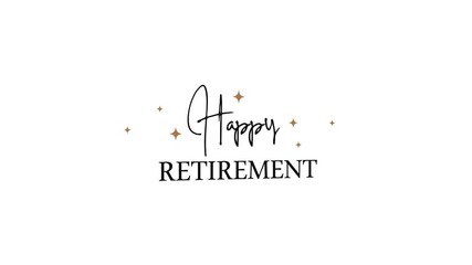 happy retirement text	