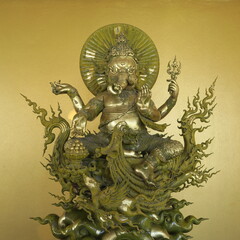 great art, small mosaics in the white temple in Thailand