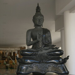 great art, small mosaics in the white temple in Thailand