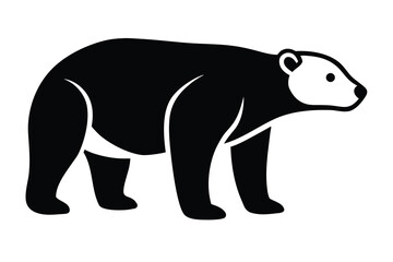 Obraz premium polar bear vector icon