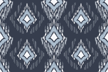 Seamless pattern,  ethnic background, fabric traditional, motif ornament, ikat pattern, seamless geometric, doodles line, geometric and tribal-inspired, freehand drawing design, handmade texttile.