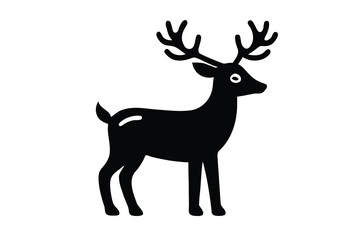 Obraz premium reindeer vector icon