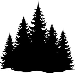 Obraz premium Tree Nature Besign, forest graphic, vector