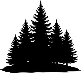 Fototapeta premium Tree Nature design, forest graphic, vector 