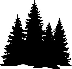 Obraz premium Tree Nature design, forest graphic, vector 