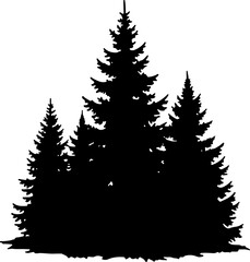 Fototapeta premium Tree Nature design, forest graphic, vector 