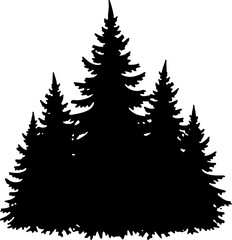 Fototapeta premium Tree Nature design, forest graphic, vector 