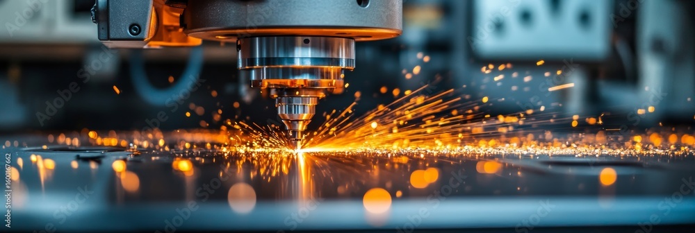 Poster cnc milling operations precision metalwork and automation in modern manufacturing techniques