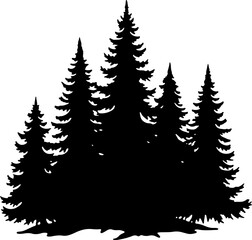 Fototapeta premium Tree Nature design, forest graphic, vector 