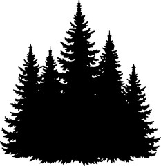 Obraz premium Tree Nature design, forest graphic, vector 