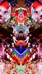 Abstract art background . Hand painting artwork on canvas .