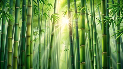 Fototapeta premium bamboo forest background