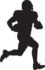 Fototapeta premium American Football Quarterback Illustration vector