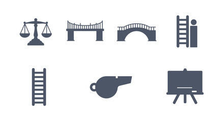 Strategy and Progress Metaphoric Icon Collection