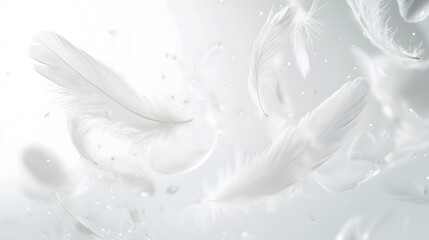 Essence feather with light texture