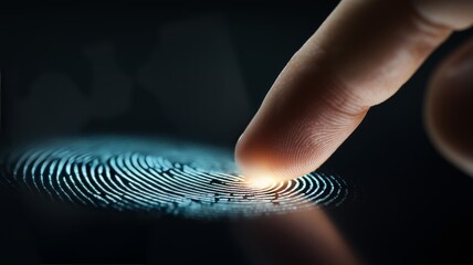 Biometric authentication using fingerprint scanning technology for secure access