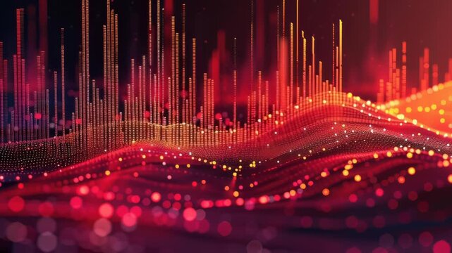 Detailed charts with falling lines, economic recession analysis, financial decline, data visualization, market downturn
