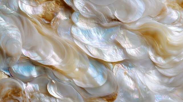 Abstract seashell pattern