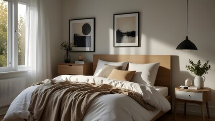 bedroom in hotel