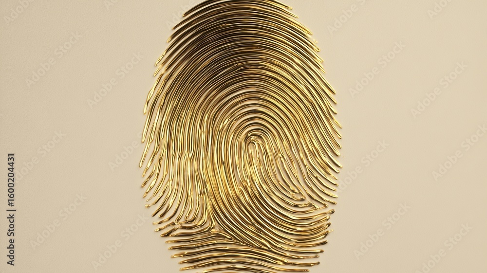 Poster exploring advanced ai techniques for biometric identification using fingerprint patterns