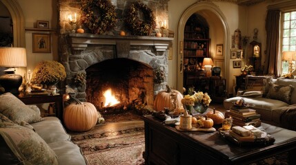 Cozy autumn living room (2)