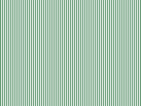 Green and white vertical stripes pattern background. Seamless striped pattern, straight vertical lines, green and white texture, vector background pattern. Optical illusion. - Powered by Adobe