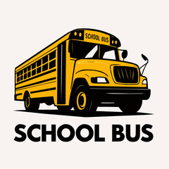 School Bus Logo Vector – Education Transport Brand Design