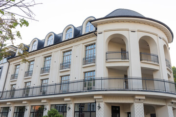 Obraz premium facade of a restored European building