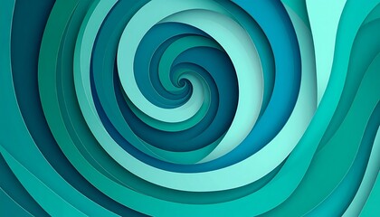 Naklejka premium Organic Spiral Flow Data Visual