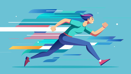 Vector Speed Runner Illustrations – Athletic Motion & Sprinting Graphics
