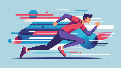 Vector Speed Runner Illustrations – Athletic Motion & Sprinting Graphics