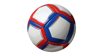 Obraz premium soccer ball on white background