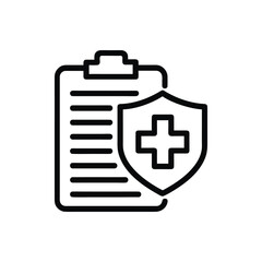 Secured Health Record Depicts Confidential Medical Data and Health Information Records Protected by Health Insurance and Healthcare Security Standards and Data Security