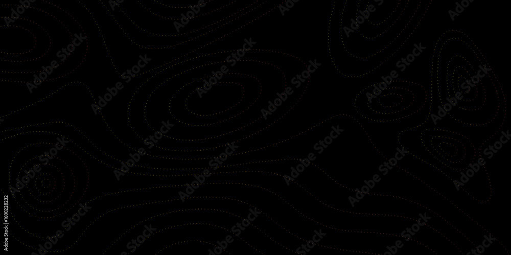 Poster abstract topographic contours map background . vector geographic contour map. abstract wave paper cu