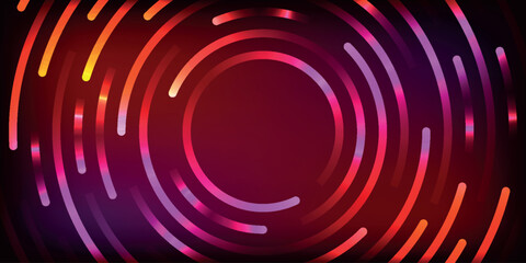 Abstract background of Circular Lines Moving in Circles. Modern and futuristic vector design.
